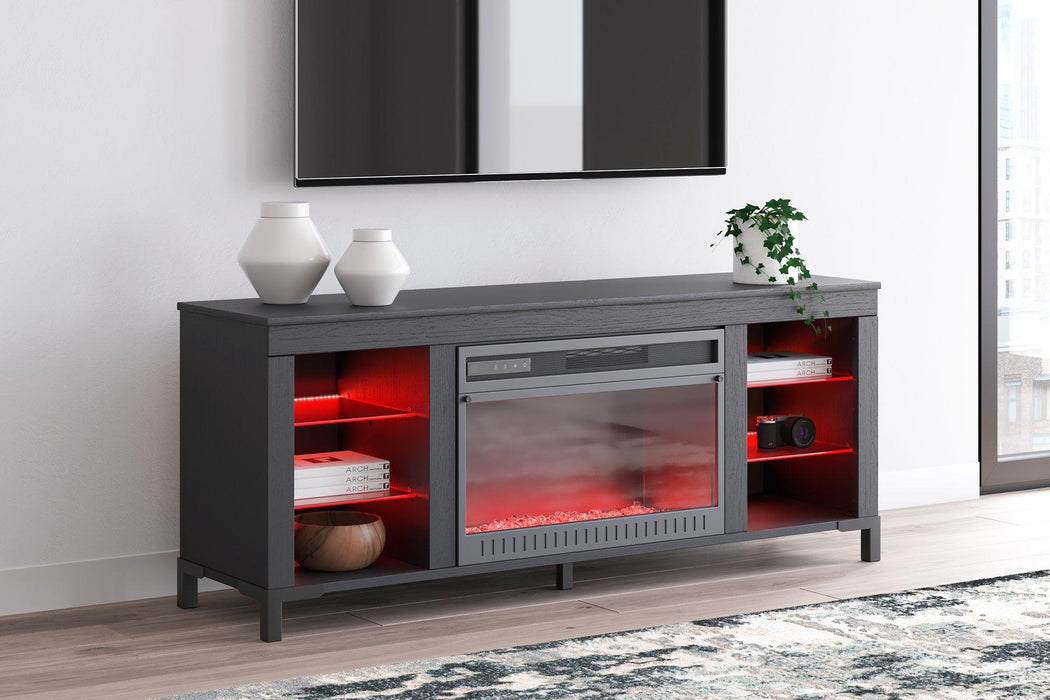 Cayberry Entertainment Center with Electric Fireplace - De Avenue Furniture