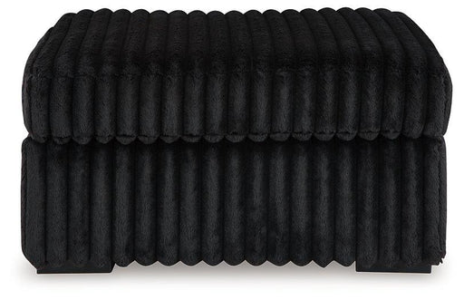 Midnight-Madness Oversized Accent Ottoman - De Avenue Furniture