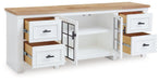 Ashbryn 74" TV Stand - De Avenue Furniture