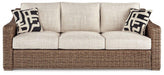 Beachcroft Outdoor Sofa with Cushion - De Avenue Furniture