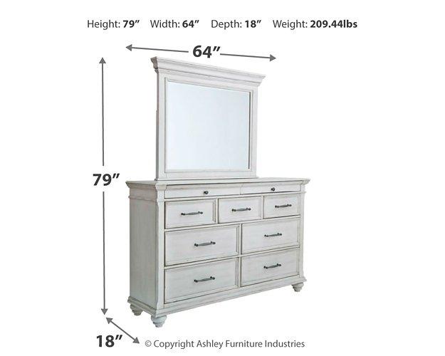 Kanwyn Dresser and Mirror - De Avenue Furniture