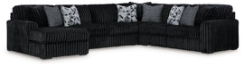 Midnight-Madness Sectional with Chaise - De Avenue Furniture