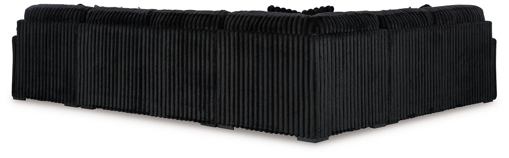 Midnight-Madness Sectional with Chaise - De Avenue Furniture