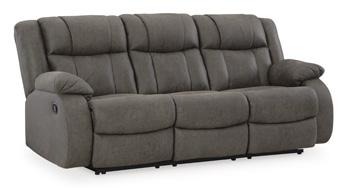 First Base Reclining Sofa - De Avenue Furniture