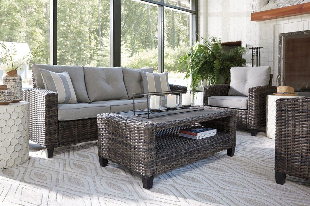 Cloverbrooke 4-Piece Outdoor Conversation Set - De Avenue Furniture