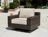 Coastline Bay Outdoor Swivel Lounge with Cushion - De Avenue Furniture