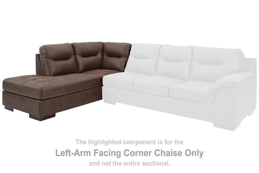 Maderla 2-Piece Sectional with Chaise - De Avenue Furniture