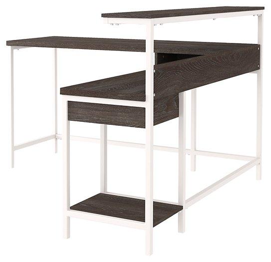 Dorrinson Home Office L-Desk with Storage - De Avenue Furniture