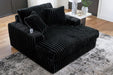 Midnight-Madness Oversized Chaise - De Avenue Furniture