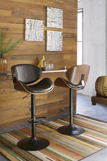 Bellatier Adjustable Height Bar Stool - De Avenue Furniture