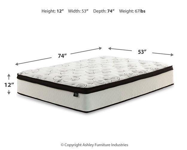 Chime 12 Inch Hybrid Mattress in a Box - De Avenue Furniture
