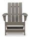 Visola Outdoor Adirondack Chair Set with End Table - De Avenue Furniture