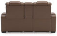 High Impact Power Reclining Loveseat with Console - De Avenue Furniture