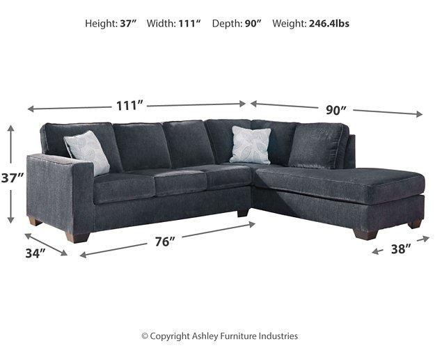 Altari Sectional with Chaise - De Avenue Furniture