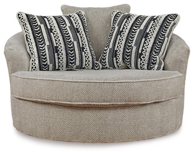 Calnita Oversized Swivel Accent Chair - De Avenue Furniture