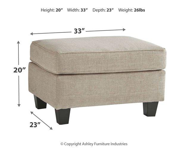 Abney Ottoman - De Avenue Furniture