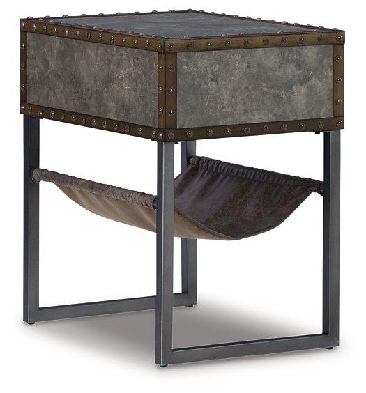 Derrylin Chairside End Table - De Avenue Furniture