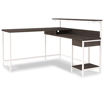 Dorrinson Home Office L-Desk with Storage - De Avenue Furniture