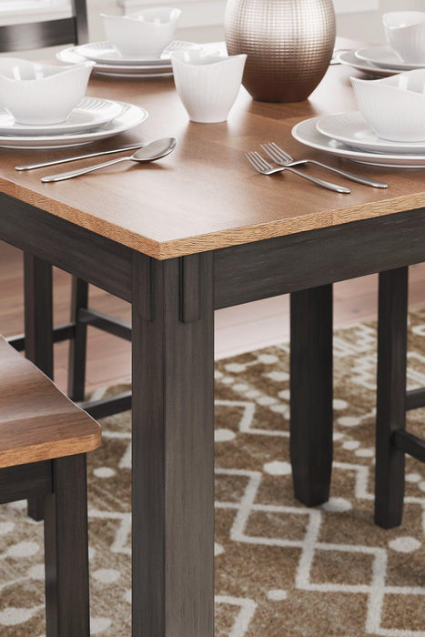 Gesthaven Counter Height Dining Table and 4 Barstools (Set of 5) - De Avenue Furniture