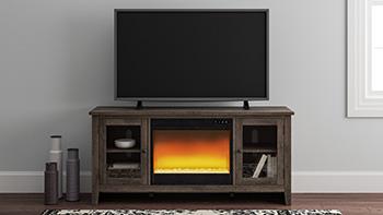Arlenbry 60" TV Stand with Electric Fireplace - De Avenue Furniture