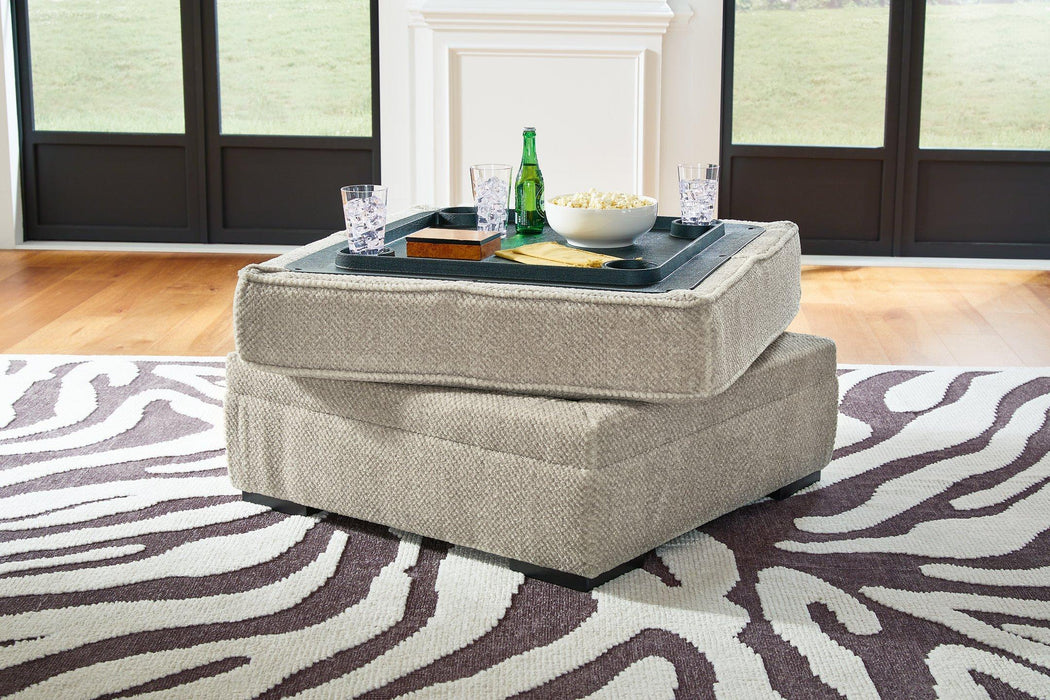 Calnita Ottoman With Storage - De Avenue Furniture