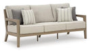 Hallow Creek Outdoor Sofa with Cushion - De Avenue Furniture