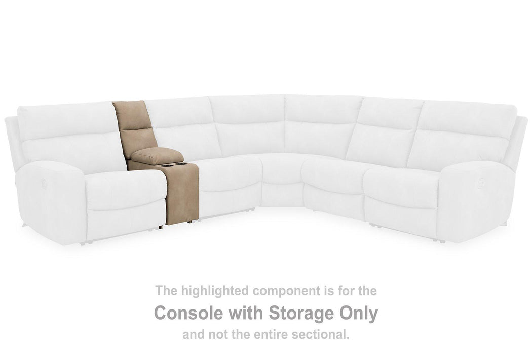 Next-Gen DuraPella Power Reclining Sectional Loveseat with Console - De Avenue Furniture