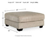 Ardsley Oversized Ottoman - De Avenue Furniture