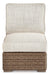 Beachcroft Outdoor Armless Chair with Cushion - De Avenue Furniture
