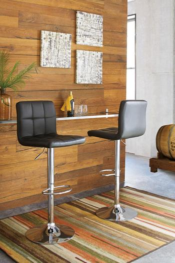 Bellatier Adjustable Height Bar Stool - De Avenue Furniture