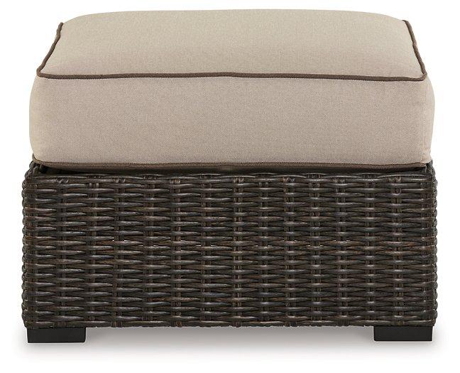 Coastline Bay Outdoor Ottoman with Cushion - De Avenue Furniture