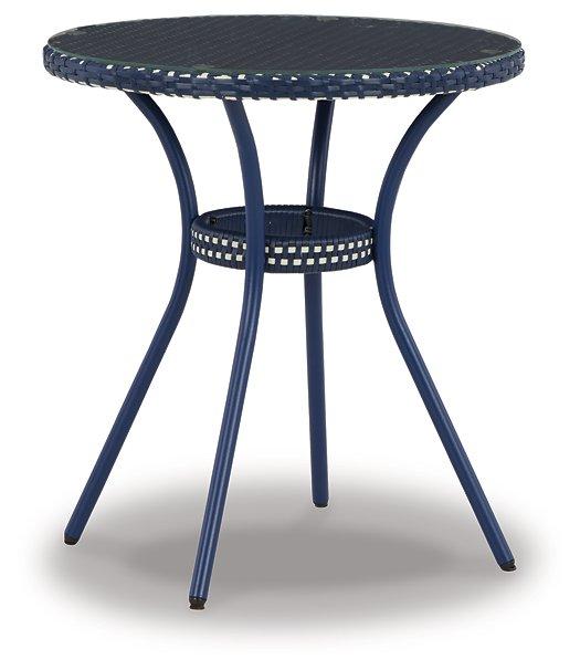 Odyssey Blue Outdoor Table and Chairs (Set of 3) - De Avenue Furniture