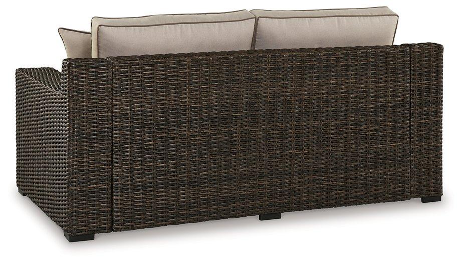 Coastline Bay Outdoor Loveseat with Cushion - De Avenue Furniture