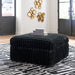 Midnight-Madness Oversized Accent Ottoman - De Avenue Furniture