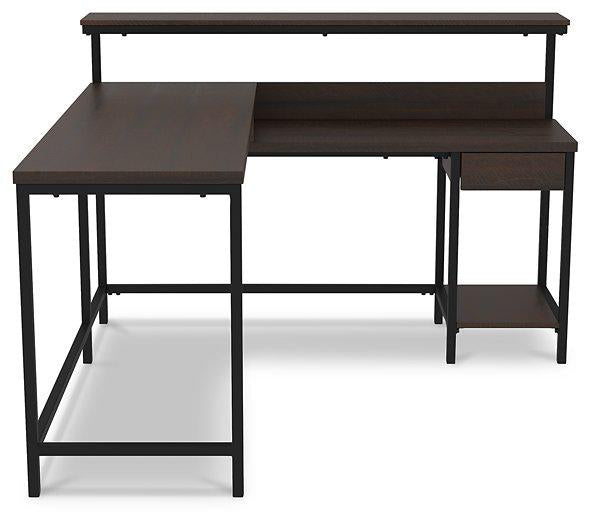 Camiburg Home Office L-Desk with Storage - De Avenue Furniture