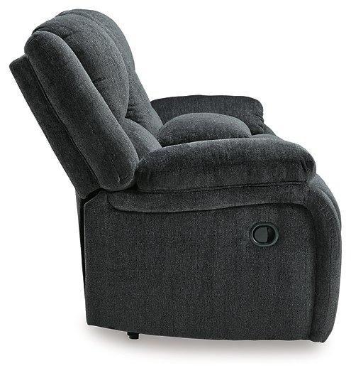 Draycoll Reclining Loveseat with Console - De Avenue Furniture