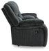 Draycoll Reclining Loveseat with Console - De Avenue Furniture