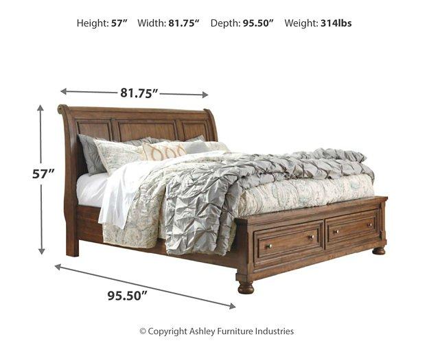 Flynnter Bed with 2 Storage Drawers - De Avenue Furniture