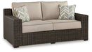 Coastline Bay Outdoor Loveseat with Cushion - De Avenue Furniture