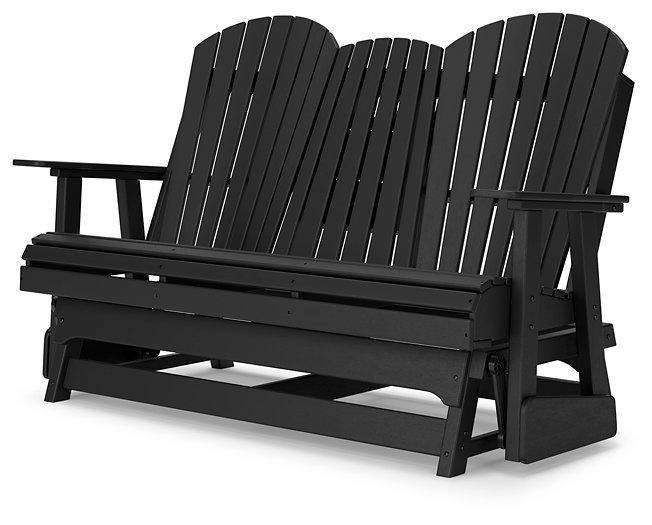 Hyland wave Outdoor Glider Loveseat - De Avenue Furniture