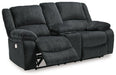 Draycoll Power Reclining Loveseat with Console - De Avenue Furniture