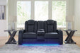 Fyne-Dyme Power Reclining Loveseat with Console - De Avenue Furniture