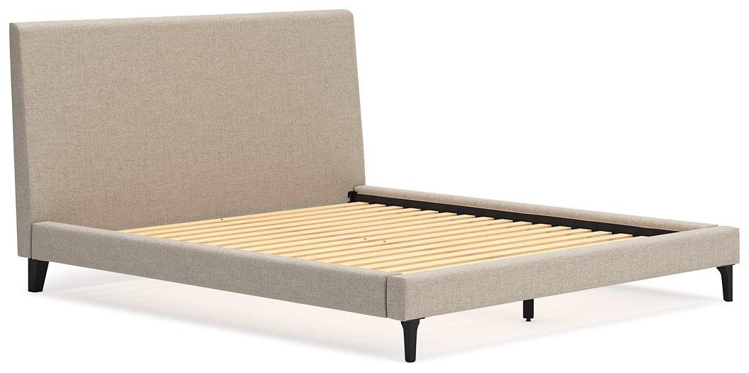 Cielden Upholstered Bed with Roll Slats - De Avenue Furniture