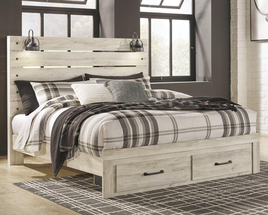 Cambeck Bed with 2 Storage Drawers - De Avenue Furniture