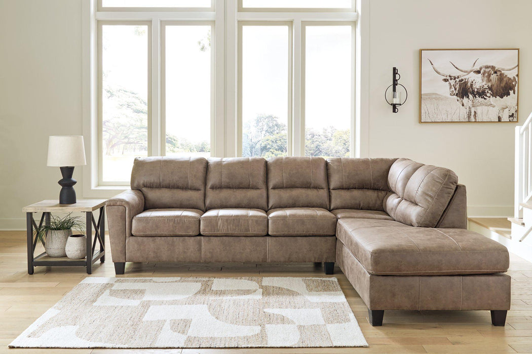 Navi 2-Piece Sectional Sofa Sleeper Chaise - De Avenue Furniture