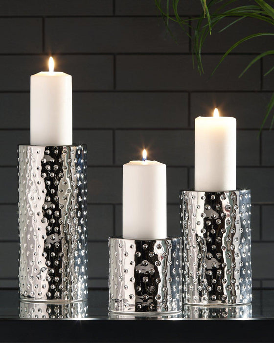 Marisa Candle Holder (Set of 3) - De Avenue Furniture