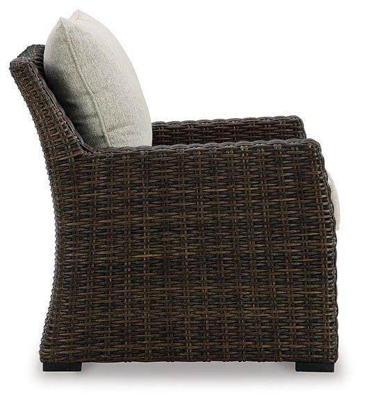 Brook Ranch Outdoor Lounge Chair with Cushion - De Avenue Furniture