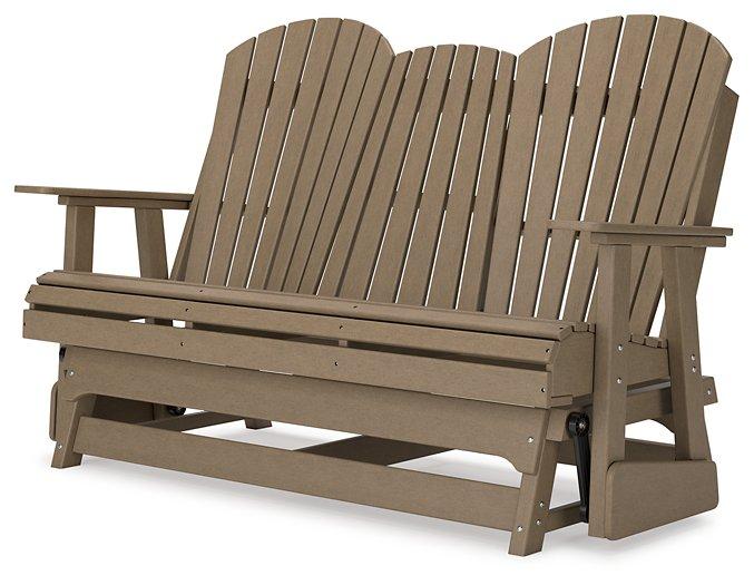 Hyland wave Outdoor Glider Loveseat - De Avenue Furniture