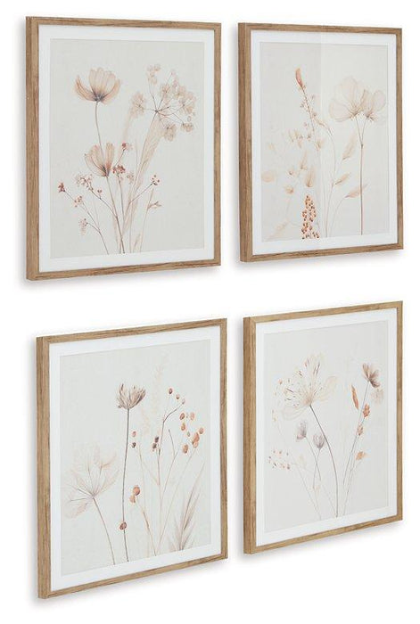 Bondner Wall Art (Set of 4) - De Avenue Furniture