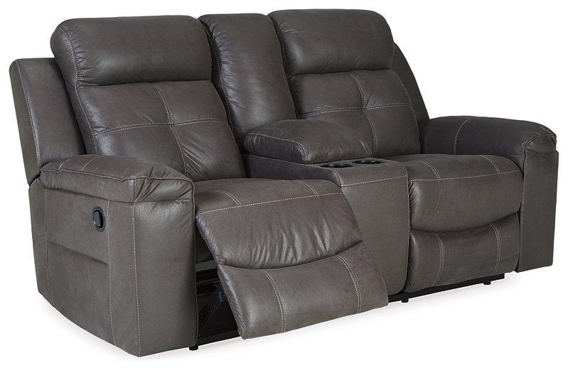 Jesolo Reclining Loveseat with Console - De Avenue Furniture